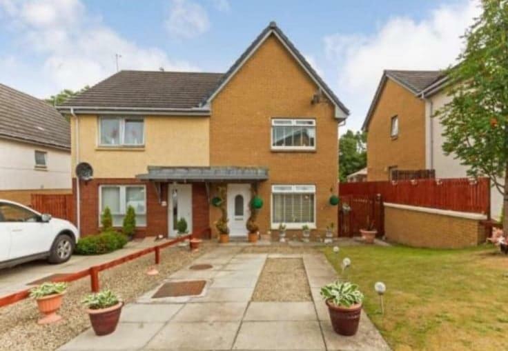 Silverburn New House With Free Parking And Nice Garden Glasgow Dış mekan fotoğraf